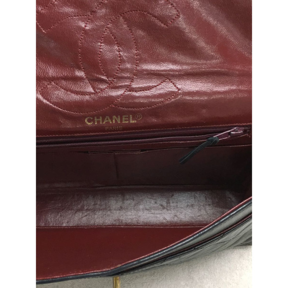 Chanel Double Flap Matelasse Leather Chain Shoulder Bag - Picture 6 of 8